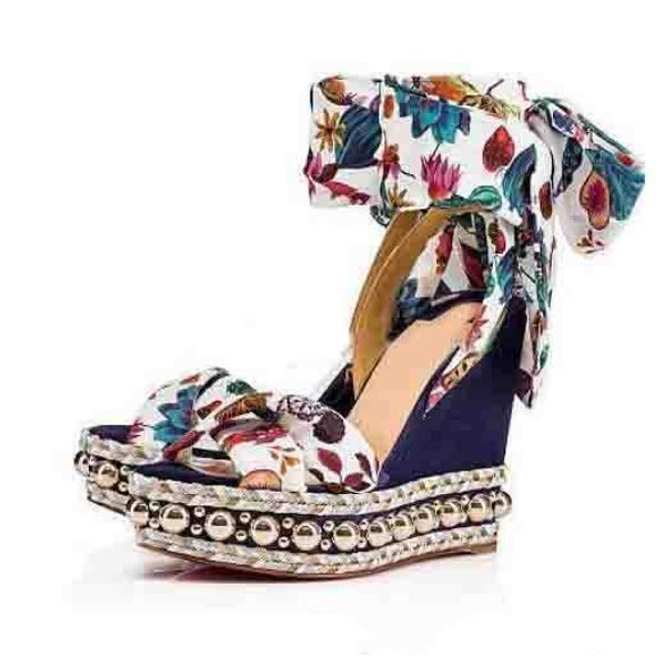 

с коробкой] роскошные женские сандалии красное дно клинья levantinana высокие каблуки сексуальные шпильки лодыжки ремень гладиатор сандалии, Black