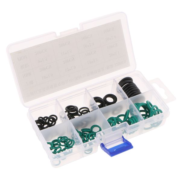 

170 pieces 8 sizes automotive car air conditioner o-ring rubber washers gasket