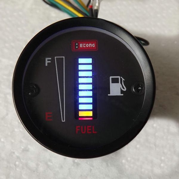 

universal motor motorcycle 52mm fuel meter led digital fuel ratio level gauge