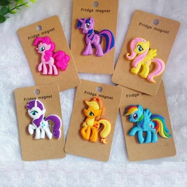 

custom pvc soft plastic refrigerator stickers gifts soft magnetic cartoon horse magnet refrigerator stickers blackboard stickers rj-635