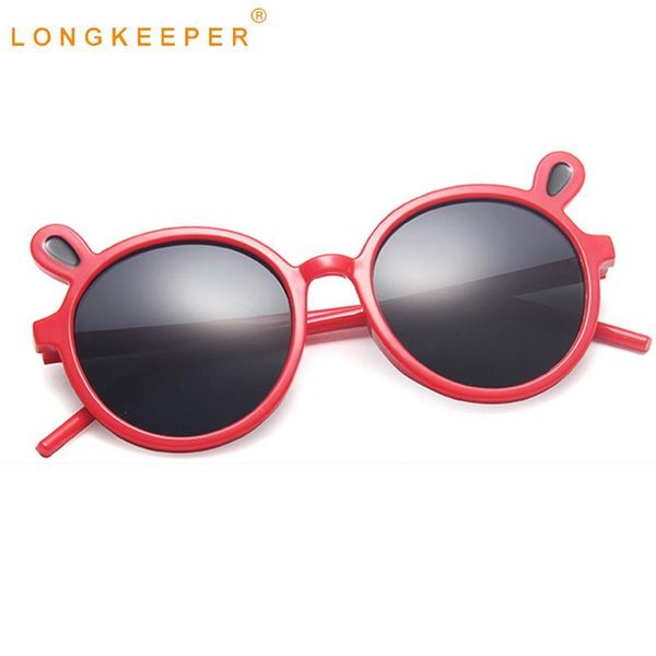 

longkeeper cute kid sunglasses fashion round sun glasses for children transparent eyeware boys girls goggle uv400 travel oculos ghpce, Blue