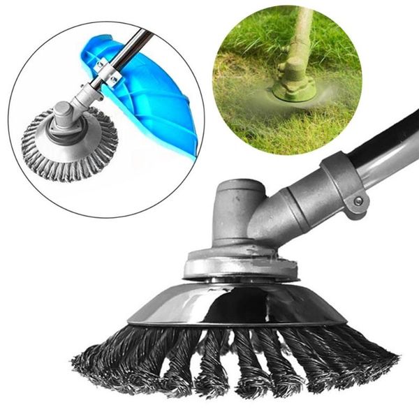 

150mm/200mm steel wire trimmer head grass brush cutter dust removal weeding plate for lawnmower long lifetime and durable