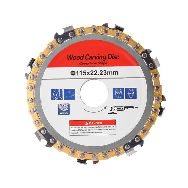 

wood carving disc woodworking chain saws disc 115mm 125mm diameter grinder cutting blade chain plate tool