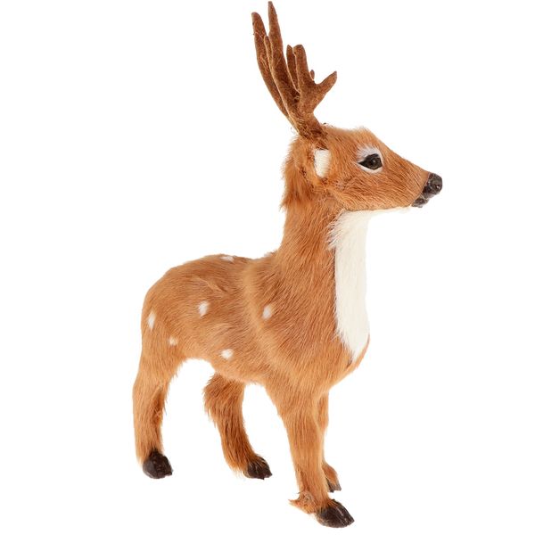 

artificial animal deer toy taxidermy garden home decor lawn ornament