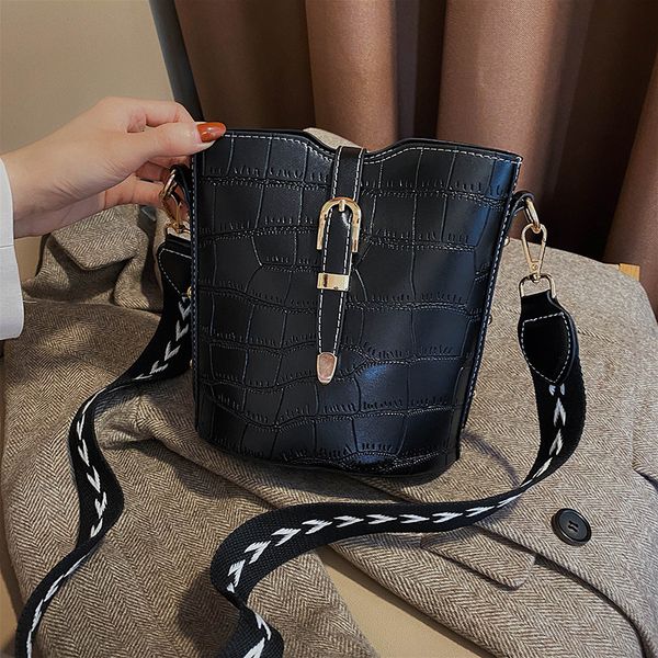 

small bags for women 2020 new korean version wild stone texture crossbody shoulder bag fashion bucket bag purses and handbags