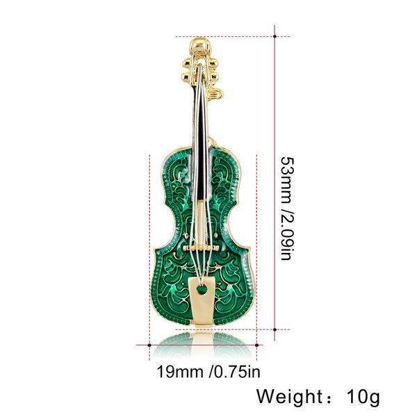 

cute exquisite guitar accessory rhinestone colorful lapel pin metal crown brooch pin fashion jewelry women gift, Gray