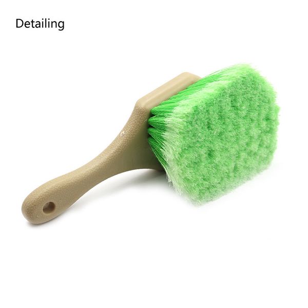

detailing short handle heavy duty car wheel brush for washing car brush for auto care wash