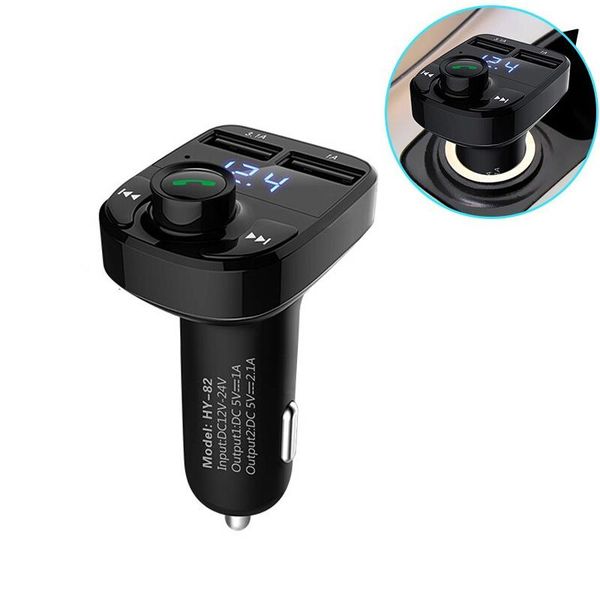 

usb charger handsbluetooth fm transmitter aux modulator car kit car audio mp3 player micro sd tf music fm transmitter