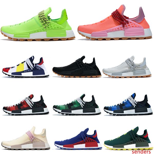 

with nmd human race know soul men women running shoes infinite species bbc pharrell williams sun glow oreo yellow mens trainers