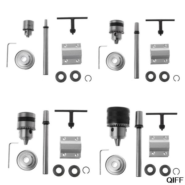 

electric drill no power spindle assembly diy woodworking grinding small lathe trimming belt drill chuck accessories kit june 25