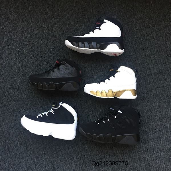 

new 9 ix bred la kids basketball shoes fashion space jam barons gs black oero outdoor sports sneakers for boys girls 9s shoes