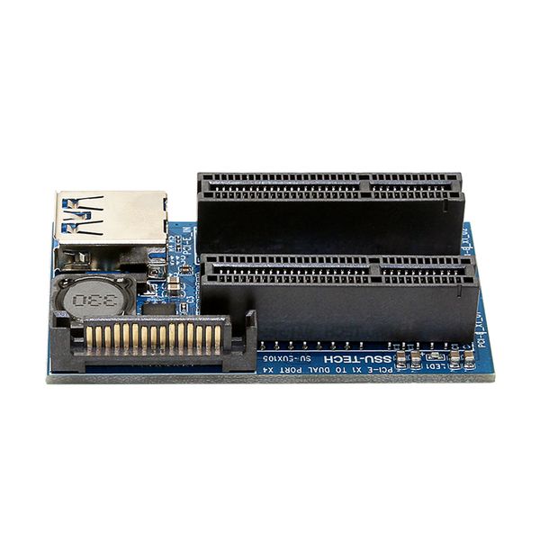 

pci-e usb 3.0 кабель express 1x to double x 4x удлинительная линия uex105