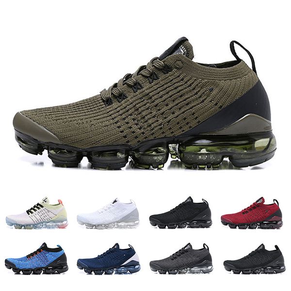 

2019 New Knit 3.0 Fly Running Shoes Orbit Metallic Gold Triple Black White Designer Mens Trainers Sports Sneakers Size 36-45