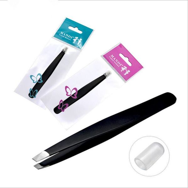 

professional eyebrow tweezers hair beauty slanted stainless steel tweezer tool for daily use