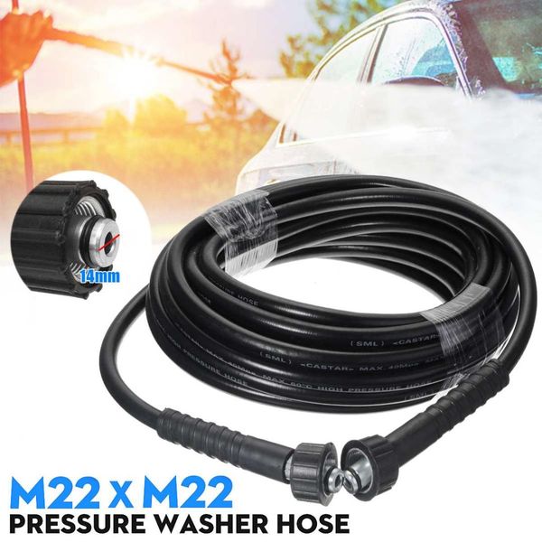 

5/8/10m high pressure washer hose car washer water cleaning extension hose m22 for karcher homelite