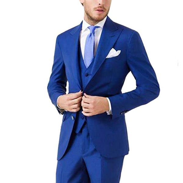 

мужской деловой повседневный костюм из трех частей (куртка+жилет+брюки) отделка 2 пуговицами отлично подходит для свадебного бизнеса повседн, White;black