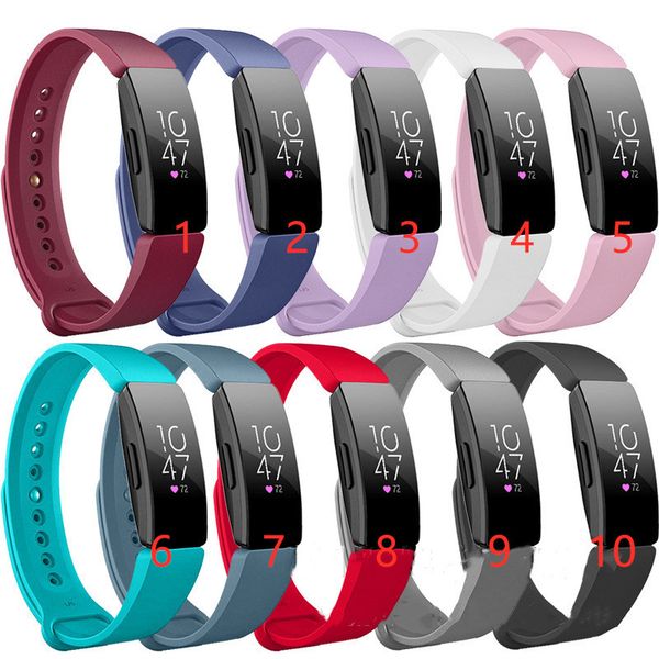 

Silicone port band replacement for fitbit in pire hr activity tracker martwatch replacement watchband wri t trap bracelet