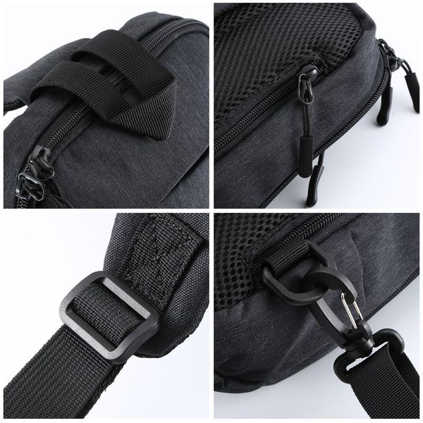 

fashion one shoulder slung men's chest bag korean casual sports waterproof nylon canvas small backpack