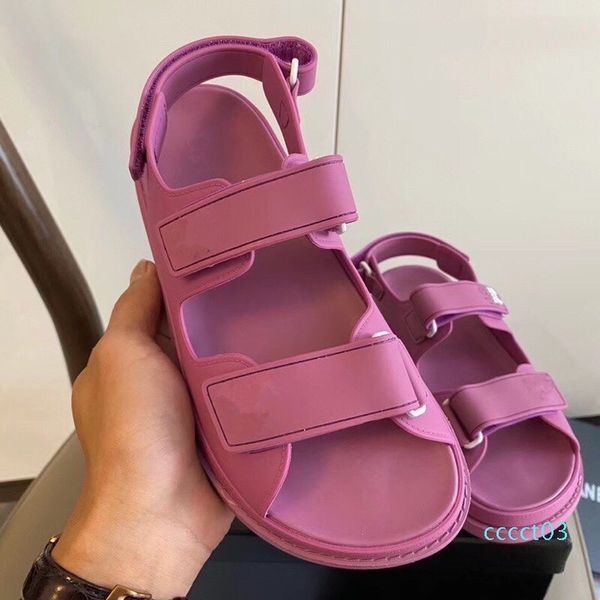 

2020 luxury magic stick white black cowskin real leather platform designer sandals women fashion shoes size 35 to 41 tradingbear ct3