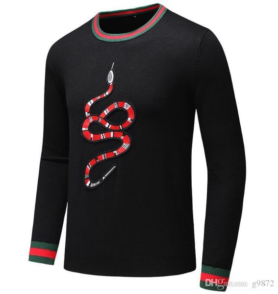 

men's sweaters men's clothing brand deisgner hoodie long-sleeved designer sweatshirt alphabet embroidery knitwear winter wear@018, Black;brown