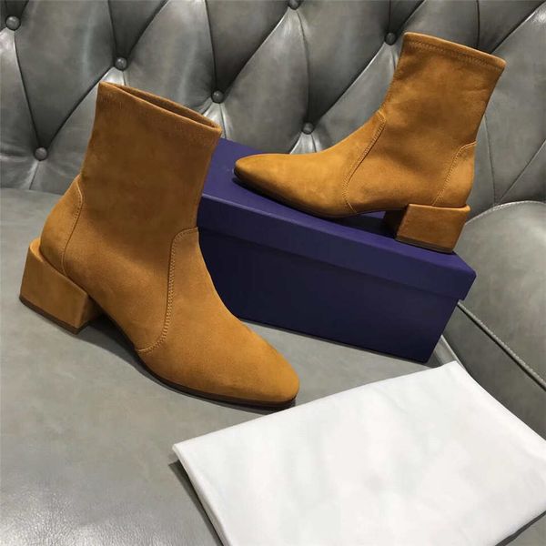 

2019 designer les chaussures star luxury fashion casual women's boots women's shoes pointed boots 35 yards to 40 yards, Black