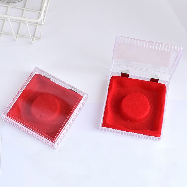 

[ddisplay]transparent romantic jewelry bracelet box waterproof sweetie bangle organizer moisture proof honey gift bracelet stand holder, Black