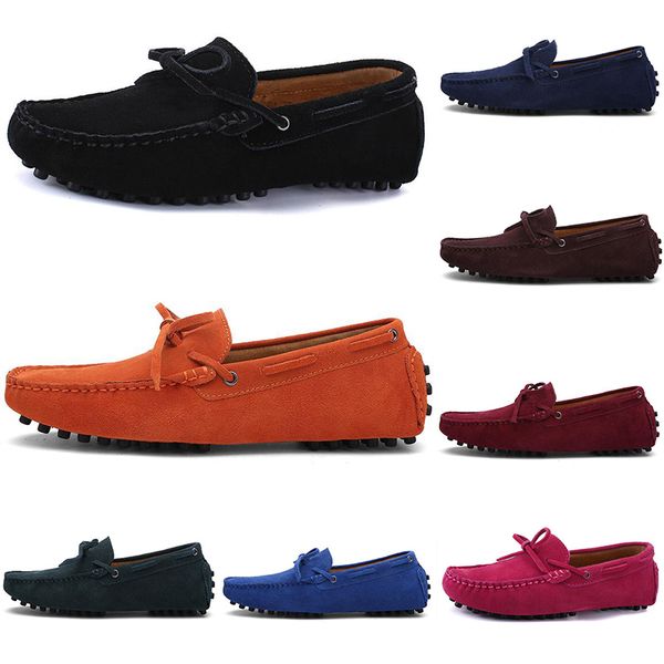 2020 дизайнер роскошные эспадрильи мужчины женщины повседневная обувь черный красный желтый мокасины плоские замши скольжения на мода мужски