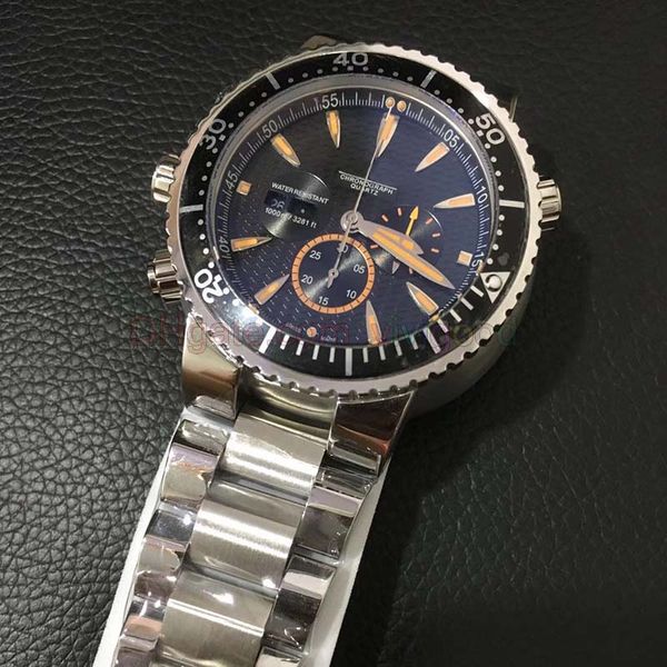 

quartz black ori vk 2019 full watch dial men function band shipping sport watch quality stainlesss somhn, Slivery;brown