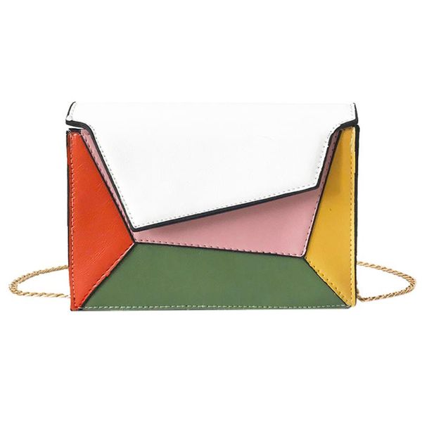 

women retro bag fashion shoulder bag simple small square lady small wild chain messenger sac de messager