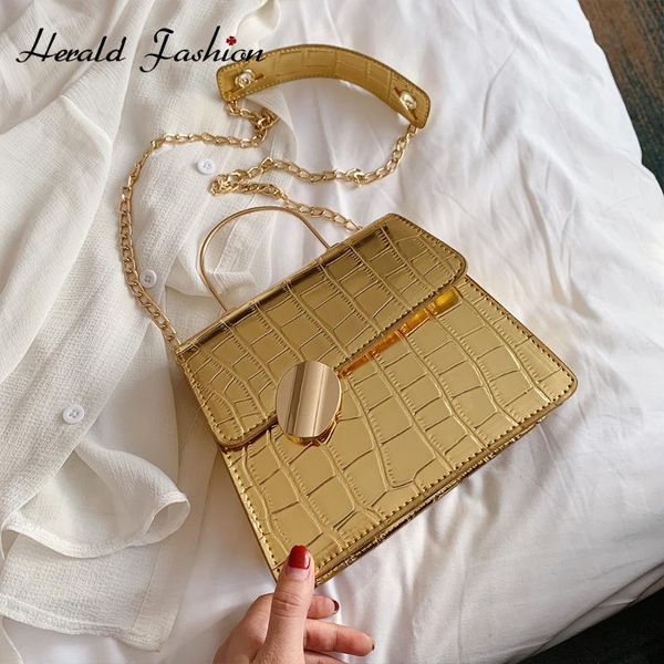 

crocodile pattern leather crossbody bags for women 2020 summer messenger shoulder bag female travel phone purses and handbags