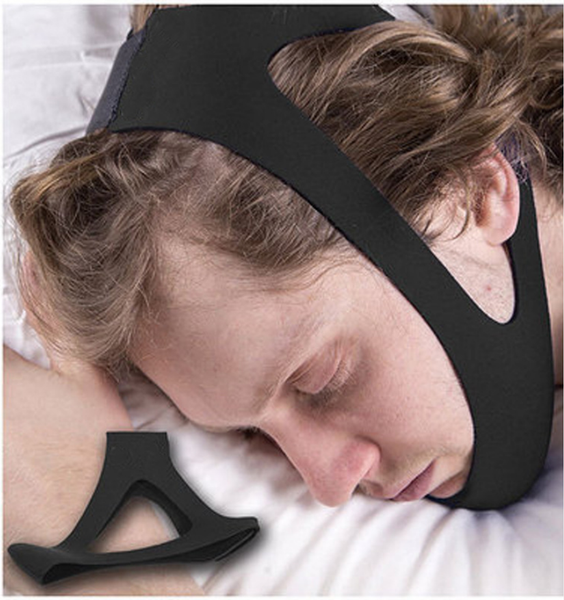 

anti-mite headband sleep mask snoring belt snoring protection jaw dislocation support belt health care tools gifts hot