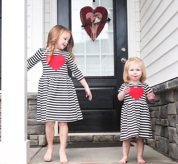 

девушки chequered любовь детские половина рукава платья принцессы европейский и американский мода девушки платья бесплатная доставка, Red;yellow