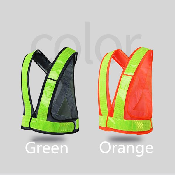 

high visibility reflective safety vest v shaped waistcoat construction protective clothing sanitation utility traffic workwear