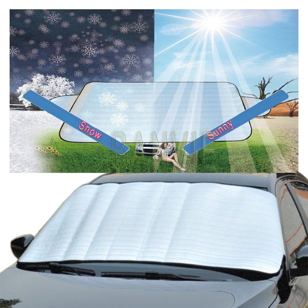 

car window foils sun shade car windshield visor cover block front window sunshade uv protect film styling