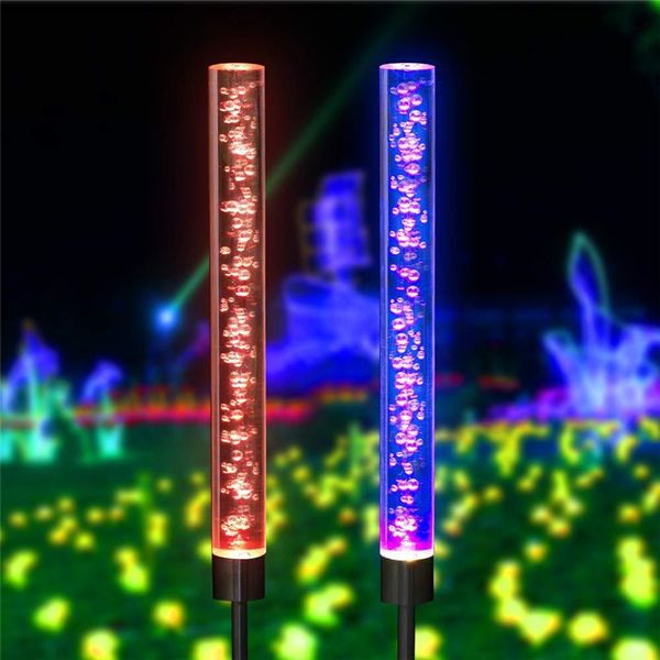 

акриловая сад тропинка backyard солнечный свет rgb изменение цвета пробки светильника лужайки durable кольев украшения bubble открытый путь