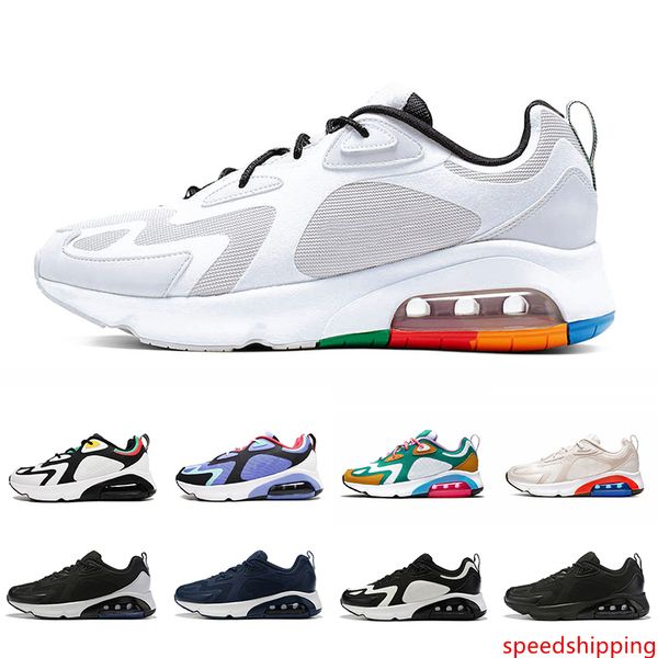 

2019 white black 200 mens running shoes 200s bordeaux blue desert sand royal pulse mystic green vast grey trainers outdoor sports sneakers