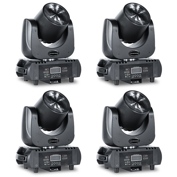 

mfl dmx b60 4pcs led 60w rgbw mini moving haed light beam light for bar mobile
