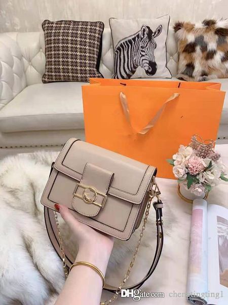 

вог нового фонда 2019 одно плечо сумки маленький хлеб joker cowhide его леди из натуральной кожи сумки женщин девушки дизайнер сумки