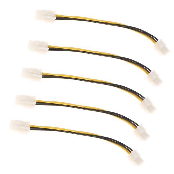 

5piece 4pin fan cable 18 awg for power supply cord for computer