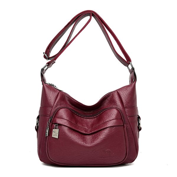 

2019 crossbody bags for women leather shoulder bag sac a main solid ladies bag party bolsas new female messenger for girls