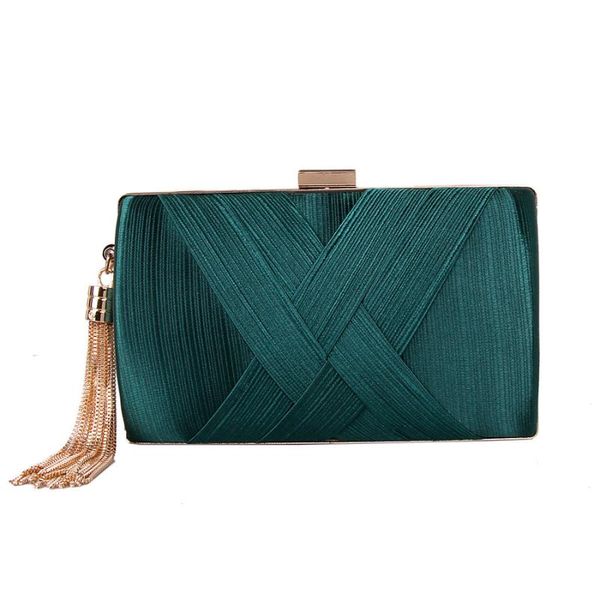 

мода кисточкой женские клатчи день сцепления weave вечерняя сумка мини ручной мешок для партии свадьбы