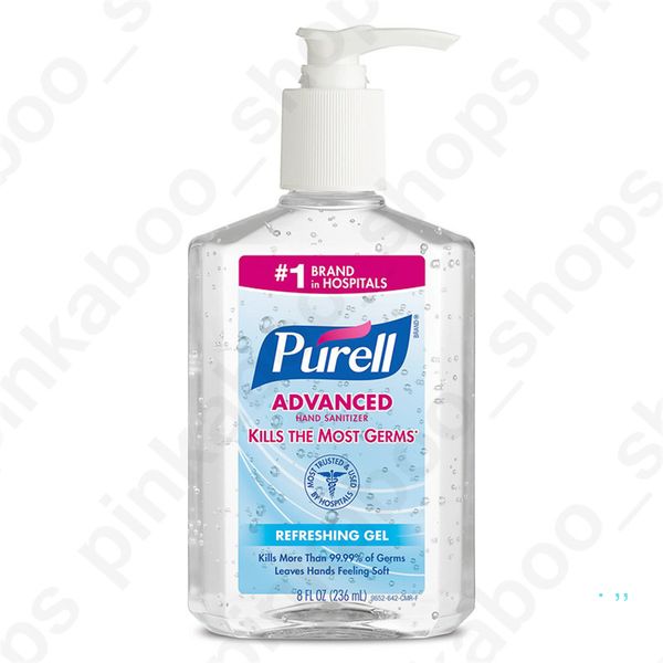 

in stock 236ml purell disposable cleansing disinfection gel portable hand sanitizer sterilizing effective disinfection hand sanitizer d32701