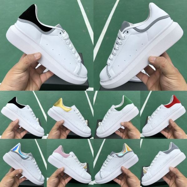 

shoes reflective triple black velvet white golden mens womens casual sneakers party dress fashion leather shoes arthur