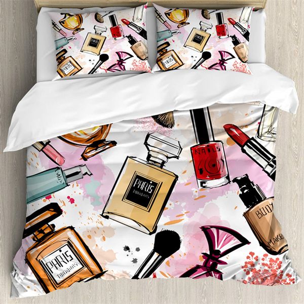 

yi chu xin king size bedding set luxury 3d cosmetic fashion duvet cover set /twin size bed bedlinen