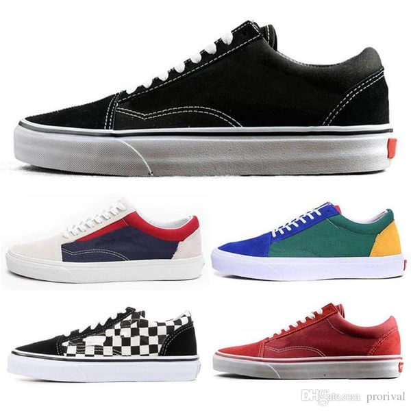 

2020 old skool fear of god casual shoes running shoes for men women triple white black canvas boy sports sneakers skateshoes 36-44