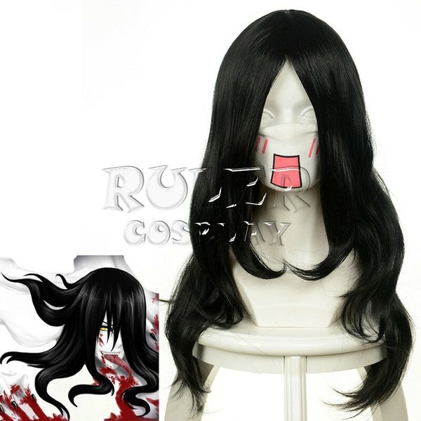 

long anime naruto orochimaru black cosplay wig