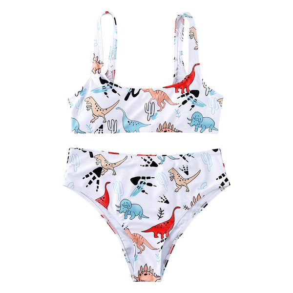 

swimwear women 2020 fashion new animal print split swimwear europe and america bikini selling wholesale size s-l, White;black