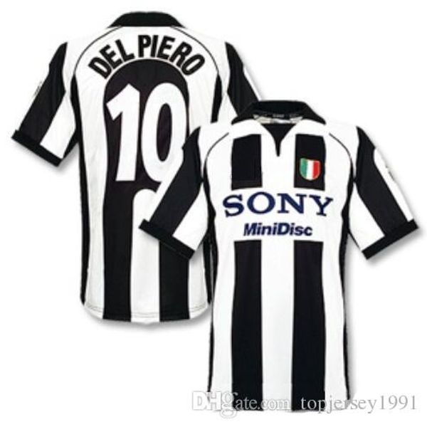 

Thai 97 98 juventu retro occer jer ey zidane football hirt 1997 1998 del piero jer ey david cla ic maillot de foot, Black;yellow