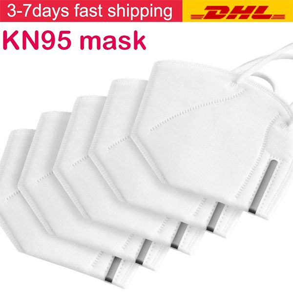 

KN95 Утверждена 7339044 Анти пыль маски для лица Складного без клапана Защитного пыле РМ2,5 маски индивидуальной упаковки