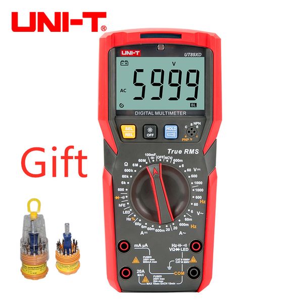 

ut89xd digital multimeter true rms ac and dc device for testing voltmeter ammeter capacitance frequency resistance led measuring